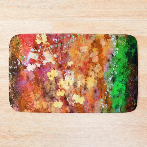 Item preview, Autumnal Abstract 1 (abstract expressionist leaves) designed and sold by Discordant Dreams Art.