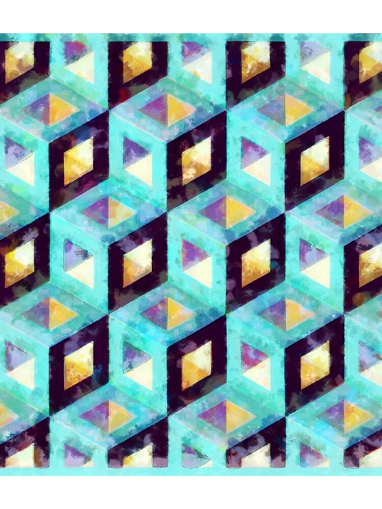 Thumbnail 3 of 3, Scarf, Splendor Blocks designed and sold by Bubblepoor.