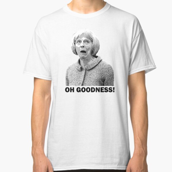 Theresa May Swearing - Oh Goodness! (Fields of Wheat) Classic T-Shirt