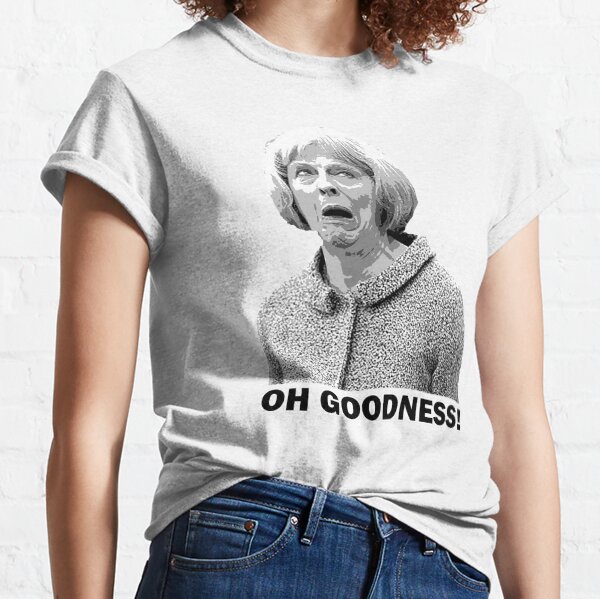 Theresa May Swearing - Oh Goodness! (Fields of Wheat) Classic T-Shirt