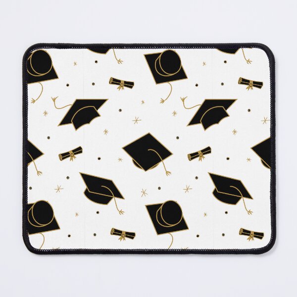 Item preview, Black, White and Gold Graduation Cap Toss designed and sold by Susan Says.