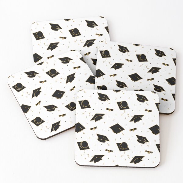 Item preview, Black, White and Gold Graduation Cap Toss designed and sold by Susan Says.