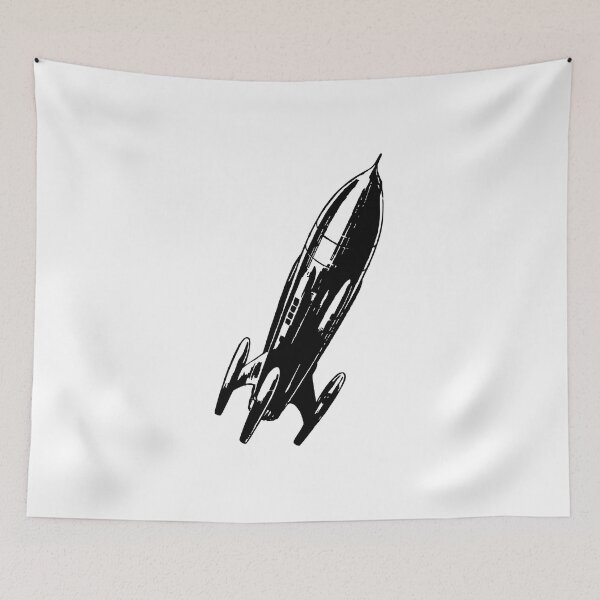 Item preview, Spaceship Vintage Drawing designed and sold by LeoLabs.