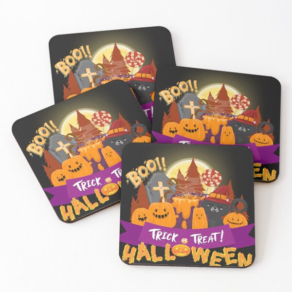 Item preview, Spooky Pumpkin & Smiling Cat Cyber-Halloween Artwork designed and sold by mangaworldart.