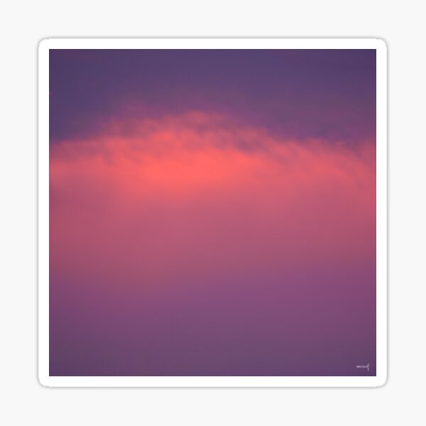 Mauve Sky Sticker