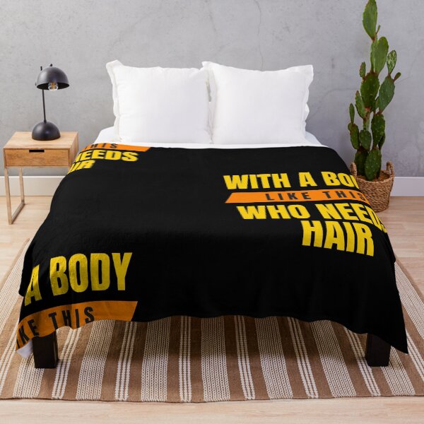 Item preview, with a body like this who needs hair Classic T-Shirt: Funny Shirt for Men, Fathers Day Gift, Husband Gift, Humor Tshirt, Dad Gift, MENS SHIRT, funny dad gift, uncle gift, father day designed and sold by StoreSB.