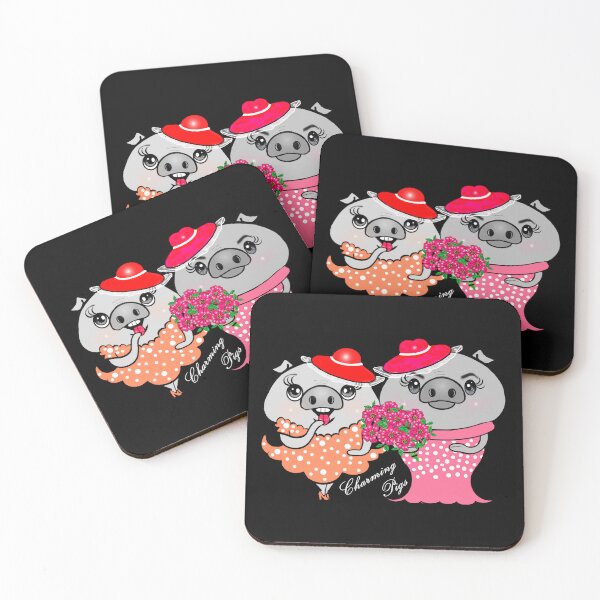 Item preview, Charming Pigs  designed and sold by Shirley cute art .