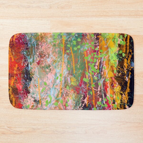 Item preview, Autumnal Abstract 2 (abstract expressionist nature landscape painting) designed and sold by Discordant Dreams Art.