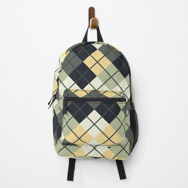 Item preview, Argyle Pattern Green Yellow and Slate designed and sold by Blue-Banana.