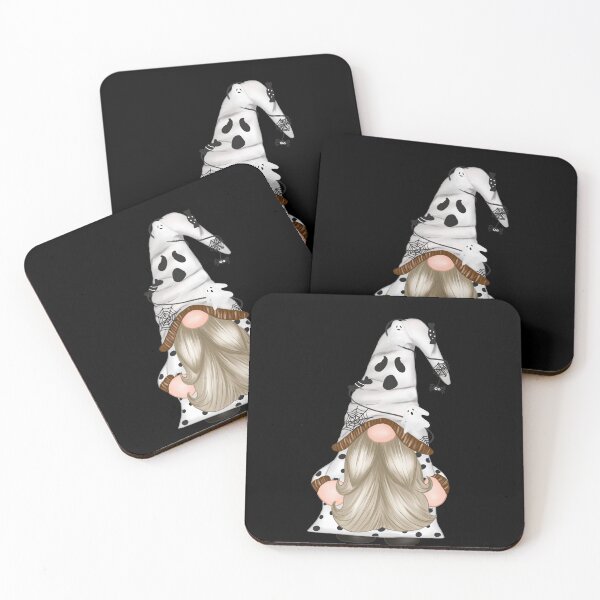 Item preview, Spooky Gnome with Ghost Hat and Spiders designed and sold by Trinket-Trickster.