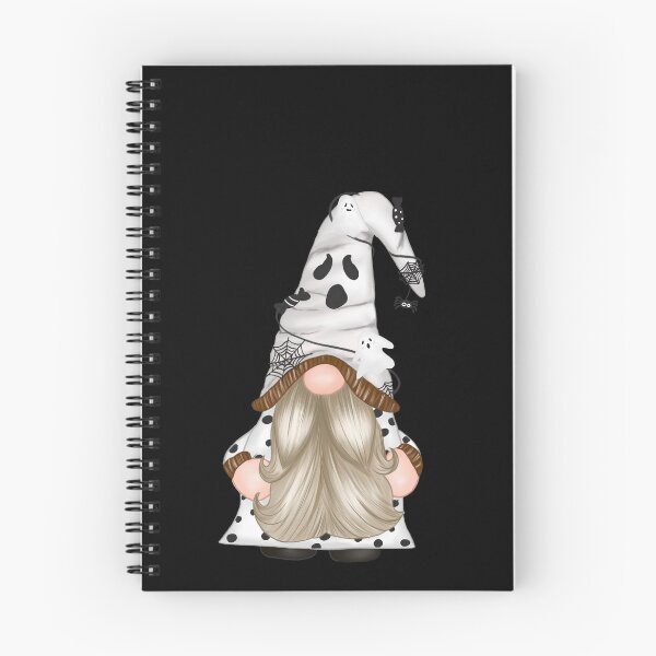 Item preview, Spooky Gnome with Ghost Hat and Spiders designed and sold by Trinket-Trickster.