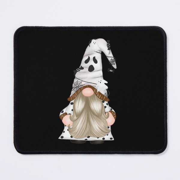 Item preview, Spooky Gnome with Ghost Hat and Spiders designed and sold by Trinket-Trickster.