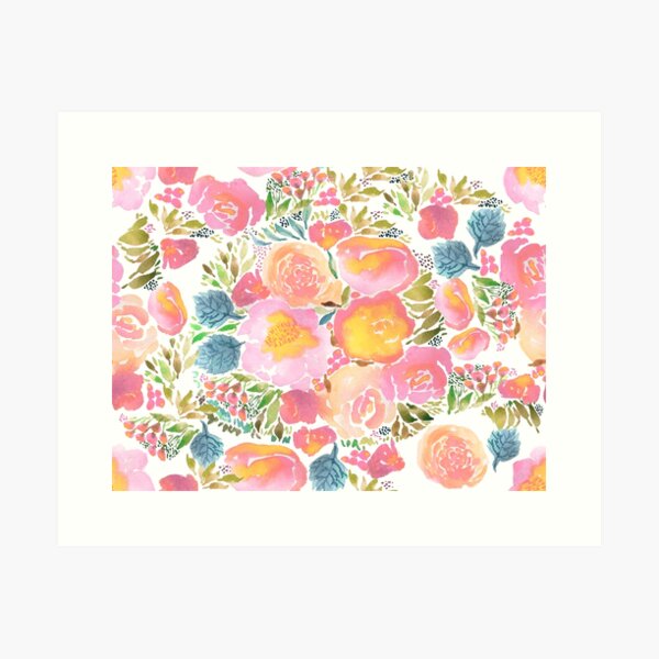 Item preview, watercolor floral designed and sold by Laura Wright.