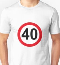 Camiseta unisex 40 cumpleaños