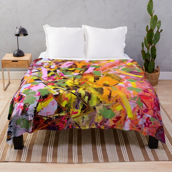 Item preview, Autumnal Abstract 3 (abstract expressionism landscape nature painting) designed and sold by Natfigcreates.