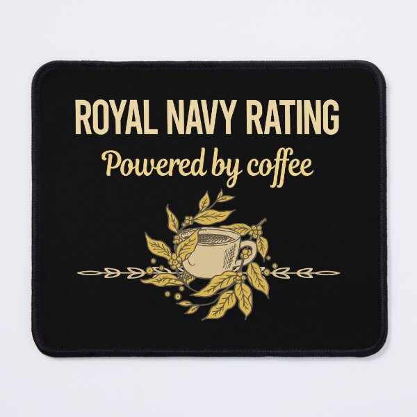 Item preview, Powered By Coffee Royal Navy Rating designed and sold by trinayolkcelia.