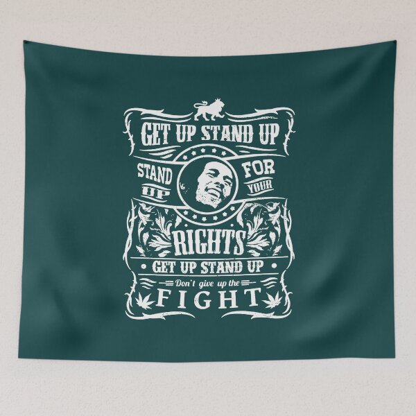 Item preview, Bob M A R L Ey Stand Up For Your Rights Get Up Logo Cheap Tee Logo Old Fashioned Cools  designed and sold by cessorrup.