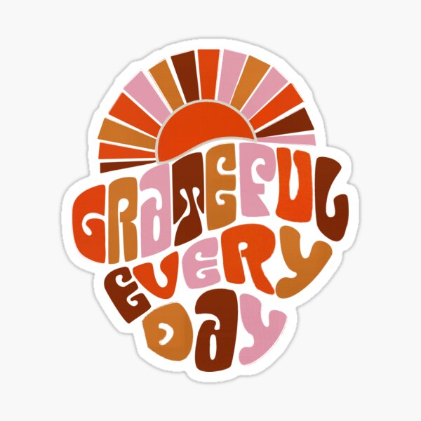 Buy Grateful Everyday - 70s Hippie Style - A1, A2, A3 or A4 art