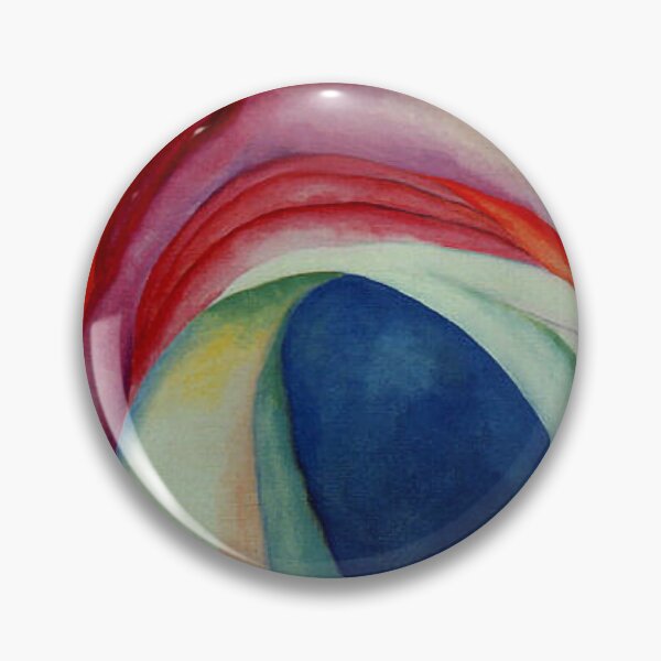 Item preview, Georgia O'Keeffe  Music  pink and blue  designed and sold by TeeARTHY.