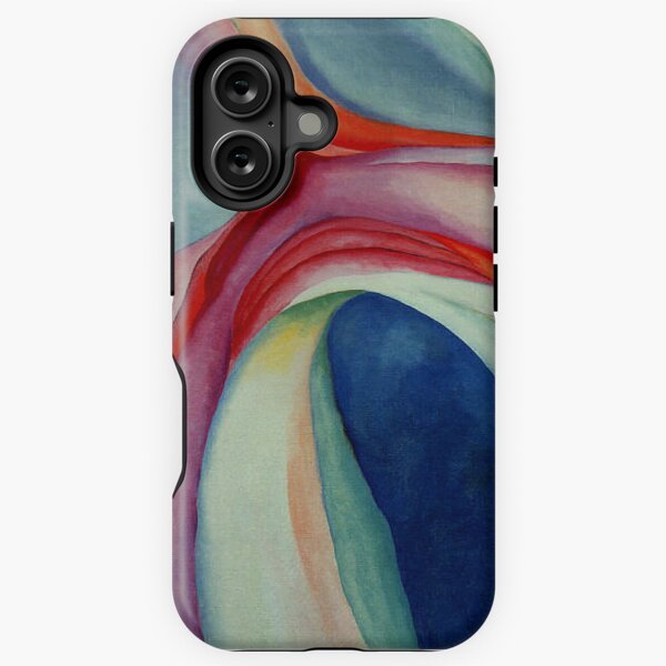 Item preview, Georgia O'Keeffe  Music  pink and blue  designed and sold by TeeARTHY.
