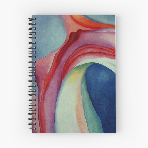 Item preview, Georgia O'Keeffe  Music  pink and blue  designed and sold by TeeARTHY.