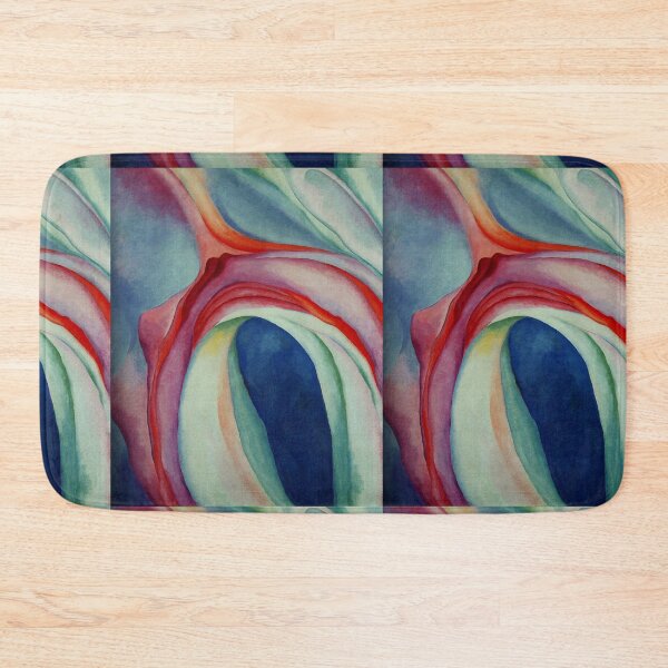 Item preview, Georgia O'Keeffe  Music  pink and blue  designed and sold by TeeARTHY.