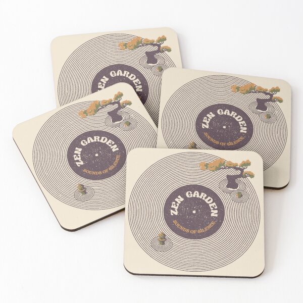Item preview, Vinyl Japanese Zen Garden Musical Notes Sounds of Silence by Tobe Fonseca designed and sold by Tobe Fonseca®.