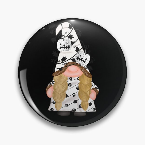 Item preview, Spooky Gnome with Pumpkin Hat and Vines designed and sold by Trinket-Trickster.