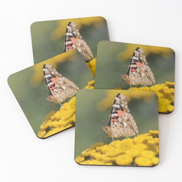 Item preview, Painted lady on Tansy designed and sold by cuprum.