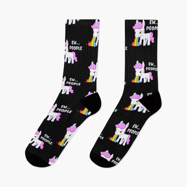 Item preview, Ew... People - Rainbow Puking Unicorn designed and sold by GWTF-Designs.