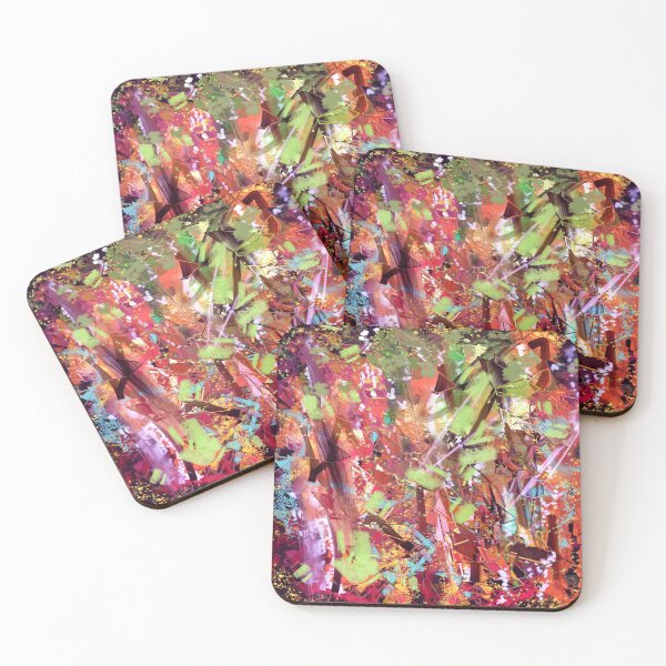 Item preview, Autumnal Abstract 4 (abstract expressionist nature landscape painting) designed and sold by Discordant Dreams Art.