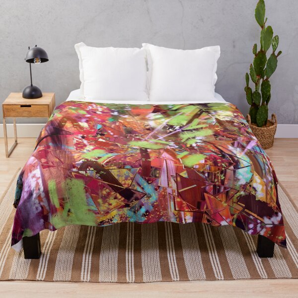 Item preview, Autumnal Abstract 4 (abstract expressionist nature landscape painting) designed and sold by Natfigcreates.