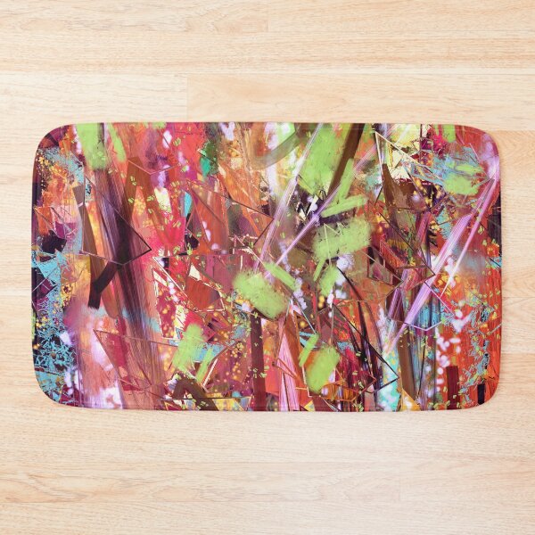 Item preview, Autumnal Abstract 4 (abstract expressionist nature landscape painting) designed and sold by Discordant Dreams Art.