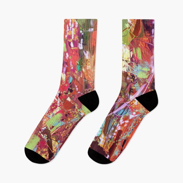 Item preview, Autumnal Abstract 4 (abstract expressionist nature landscape painting) designed and sold by Discordant Dreams Art.