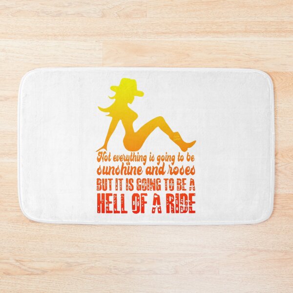 Item preview, Hell Of A Ride; Cowgirl; designed and sold by StickerApe.