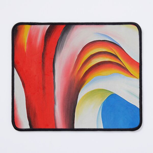 Item preview, Georgia O'Keeffe Music pink and blue-ii designed and sold by TeeARTHY.