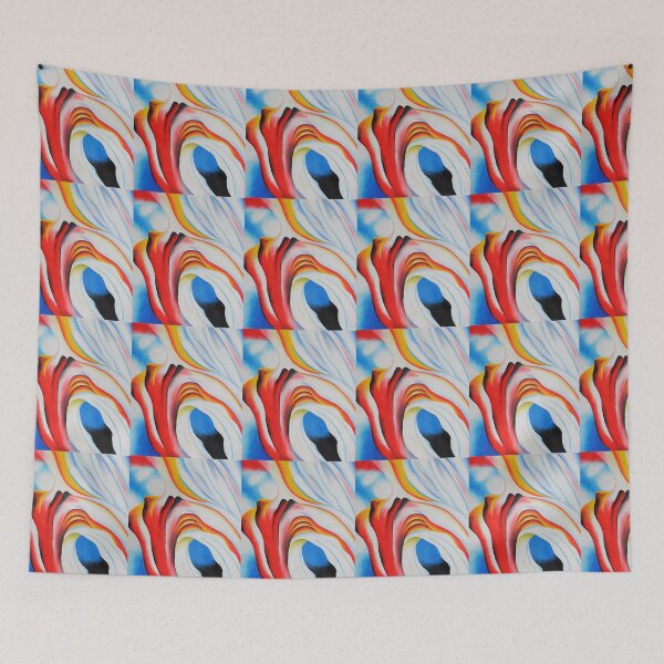 Item preview, Georgia O'Keeffe  Music pink and blue-ii designed and sold by TeeARTHY.
