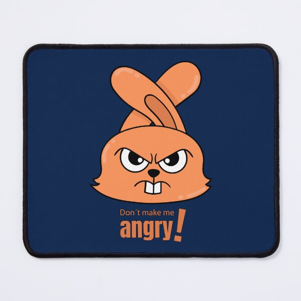 Item preview, Don´t make me angry - A theme with an angry looking rabbit and the slogan Don´t make me angry! designed and sold by velisani.
