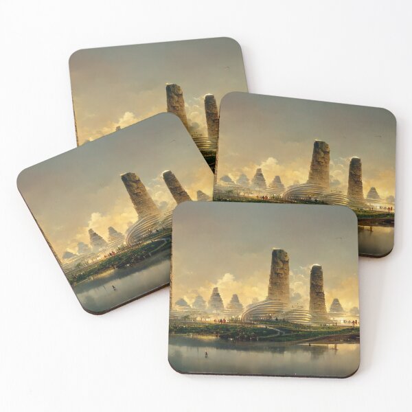 Item preview, Smart city in ancient times designed and sold by Riverside-Moon.