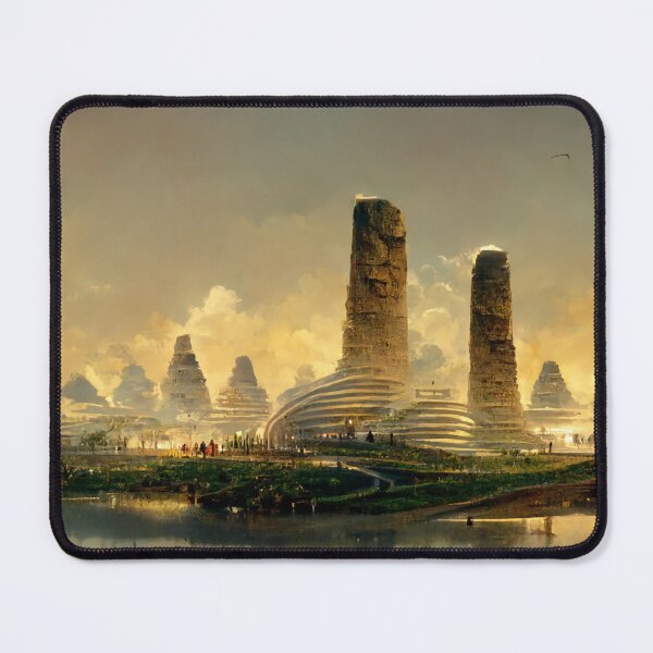 Item preview, Smart city in ancient times designed and sold by Riverside-Moon.