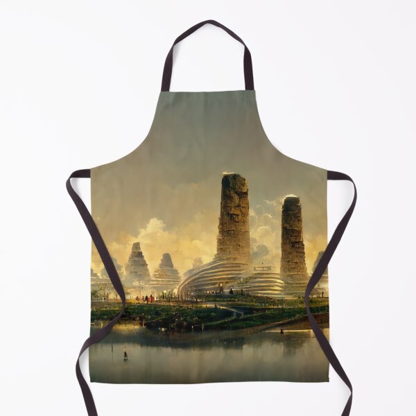 Item preview, Smart city in ancient times designed and sold by Riverside-Moon.