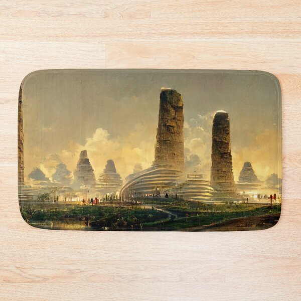 Item preview, Smart city in ancient times designed and sold by Riverside-Moon.