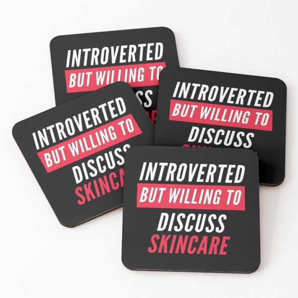 Item preview, Introverted But Willing To Discuss Skincare      designed and sold by BlessHerHeartCo.