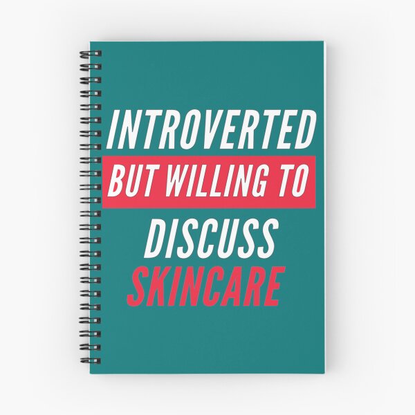 Item preview, Introverted But Willing To Discuss Skincare      designed and sold by BlessHerHeartCo.