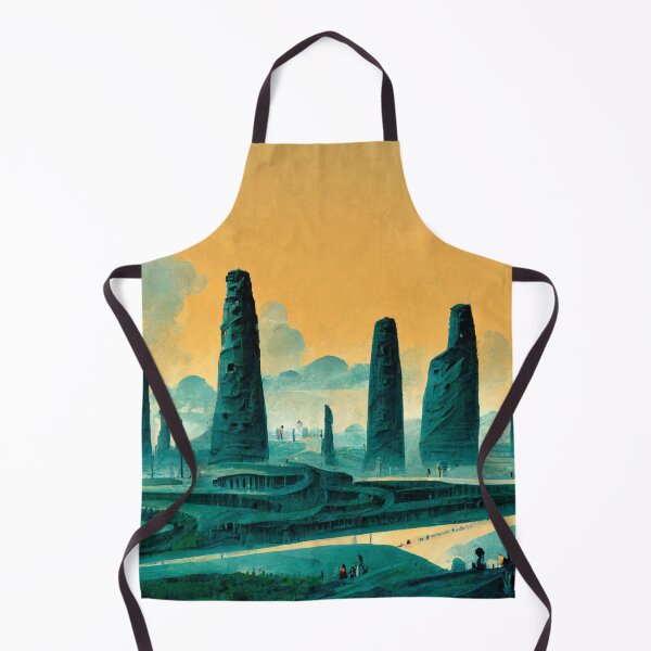 Item preview, Smart city in ancient times designed and sold by Riverside-Moon.