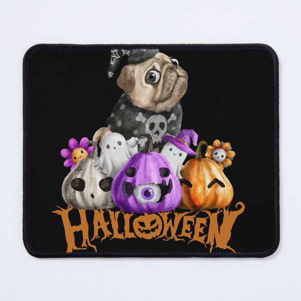 Item preview, Spooky Pug Cyber-Halloween Digital Design designed and sold by mangaworldart.