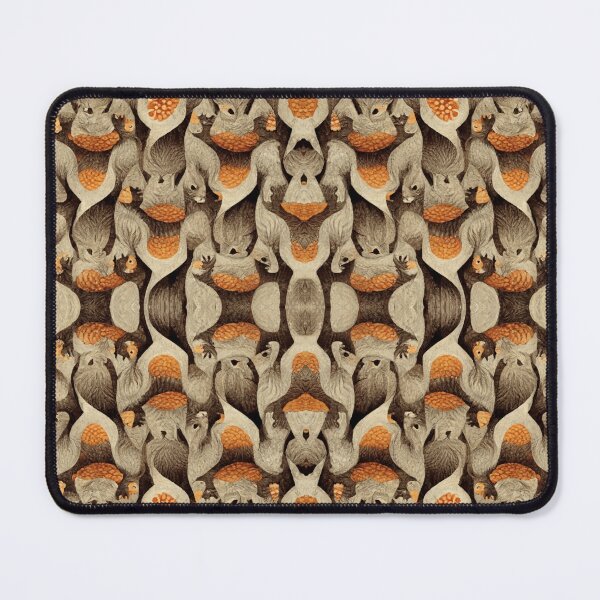 Item preview, Squirrels seamless pattern designed and sold by Riverside-Moon.