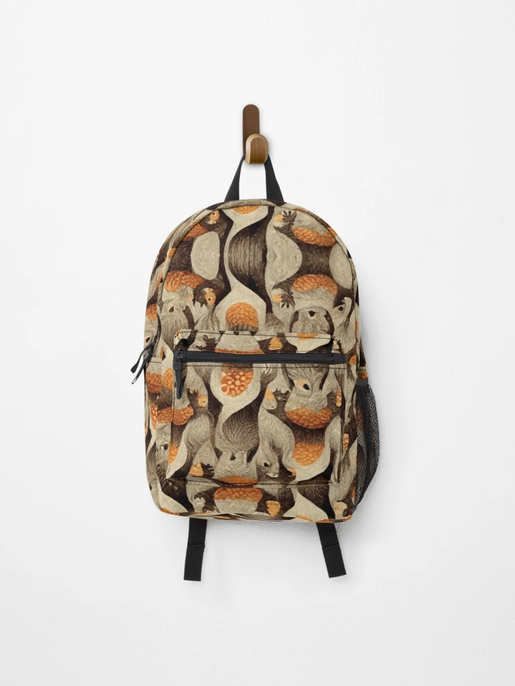 Thumbnail 1 of 3, Backpack, Squirrels seamless pattern designed and sold by Riverside-Moon.