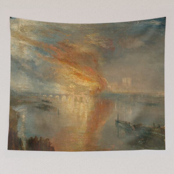 Item preview, The Burning of the Houses of Lords and Commons, 16 October 1834 designed and sold by Vintage Wall Art.