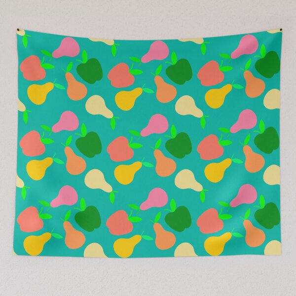 Item preview, Cute Bright Colorful Apples and Pears Seamless Pattern designed and sold by S4Graphics.